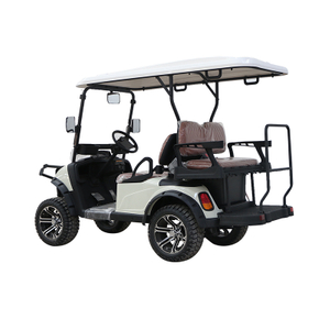 Chariot de Golf personnalisé 4 places, chariot de Golf surélevé, système de freinage électrique à quatre disques, chariot de chasse à Suspension indépendant