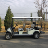 Chariots de golf Buggy électriques personnalisés, 6 sièges, 4 + 2 personnes, nouveau design avec prix bon marché 