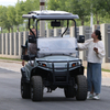 Chariots de golf à châssis élevé de 4 places, batterie au plomb et au lithium, chariots électriques adaptés aux besoins du client